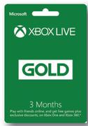 Microsoft Xbox Live Gold Cards 3 Month