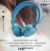 M Stuff Headphones No Mic-Each