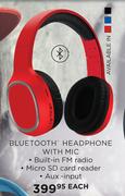 M Stuff Bluetooth Headphone With Mic-Each