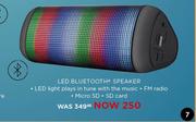 MStuff LED Bluetooth Speaker