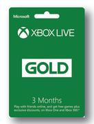 Xbox Live Gold Cards 3 Month