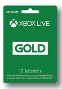 Xbox Live Gold Cards 12 Month
