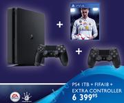 PS4 1TB+ Fifa 18+ Extra Controller