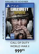Call Of Duty World War II For PS4