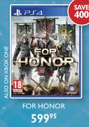 For Honor For PS4