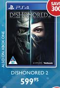 Dishonored 2 For PS4