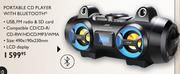 JVC Portable CD Player With Bluetooth