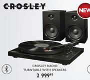 Crosley Radio Turntable With Speakers 