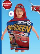 Cars Hooded Towels
