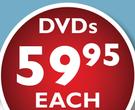 The Magnificent Seven DVDs-Each