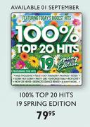 100% Top 20 Hits 19 Spring Edition CDs