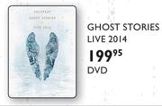 Coldplay Ghost Stories Live 2014 DVD