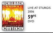 Nickel Back Live At Sturgis 2006 DVD