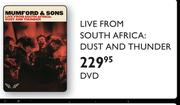 Mumford & Sons Live From South Africa: Dust & Thunder DVD