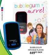 Bubblegum MP4 8GB Player-Each