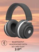 Polaroid Bluetooth Headphones With SD Card Slot
