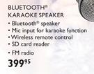 Stuff Bluetooth Karaoke Speaker