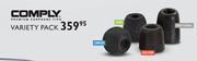 Comply Variety Pack Sport/Comfort/Isolation/Professional