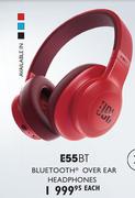 JBL E55BT Bluetooth Over Ear Headphones-Each