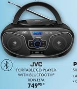 JVC Portable CD Player With Bluetooth RDN327A 