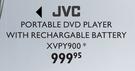 JVC Portable DVD player With Rechargeable Battery XVPY900