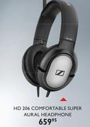 Sennheiser HD206 Comfortable Super Aural Headphone