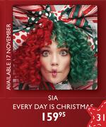 Sia Every Day Is Christmas Music CD