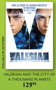 Valerian And The City Of A Thousand Planets Movie DVD