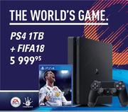 PS4 1TB+Fifa18