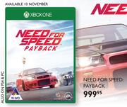 Need For Speed:Payback Gaming For XBOX One