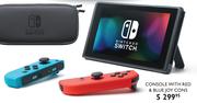Nintendo Switch Console With Red & Blue Joy Cons