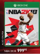 NBA 2K18 Gaming For XBOX One