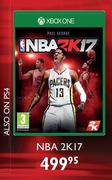 NBA 2K17 Gaming For XBOX One