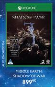 Middle Earth:Shadow Of War Gaming For XBOX One