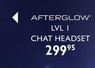 Afterglow Lvl 1 Chat Headset