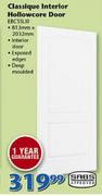 SABS Classique Interior Hollowcore Door EBCSSL10
