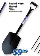 Round Nose Shovel Medium-Duty A002A