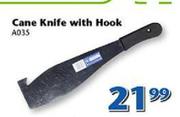 Cane Knife With Hook A035