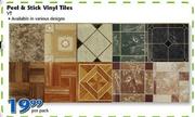 Peel & Stick Vinyl Tiles VT-Per Pack
