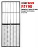 Nederburg Security Gate Black 813 x 2032mm 81483118