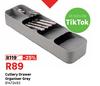 Cutlery Drawer Organiser Grey 81472493