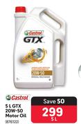 Castrol GTX 20W-50 Motor Oil-5L
