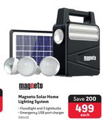 Magneto Solar Home Lighting System