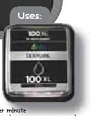 100XL Black Ink Part Cartridge