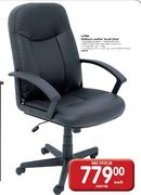 Ultra Midback Leather Touch Chair