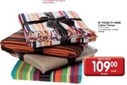 In House In Home Cotton Throws