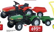 Pedal Tractor With Trailer