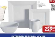 Nova 16 Piece Square Dinner Set