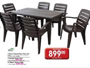 Sal 7 Place Colonial Resin Patio Set