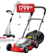 Ryobi Electric Lawnmower Plus Trimmer Combo